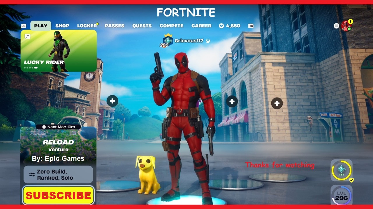 Fortnite: RELOAD Ranked Solo Gameplay | Deadpool
