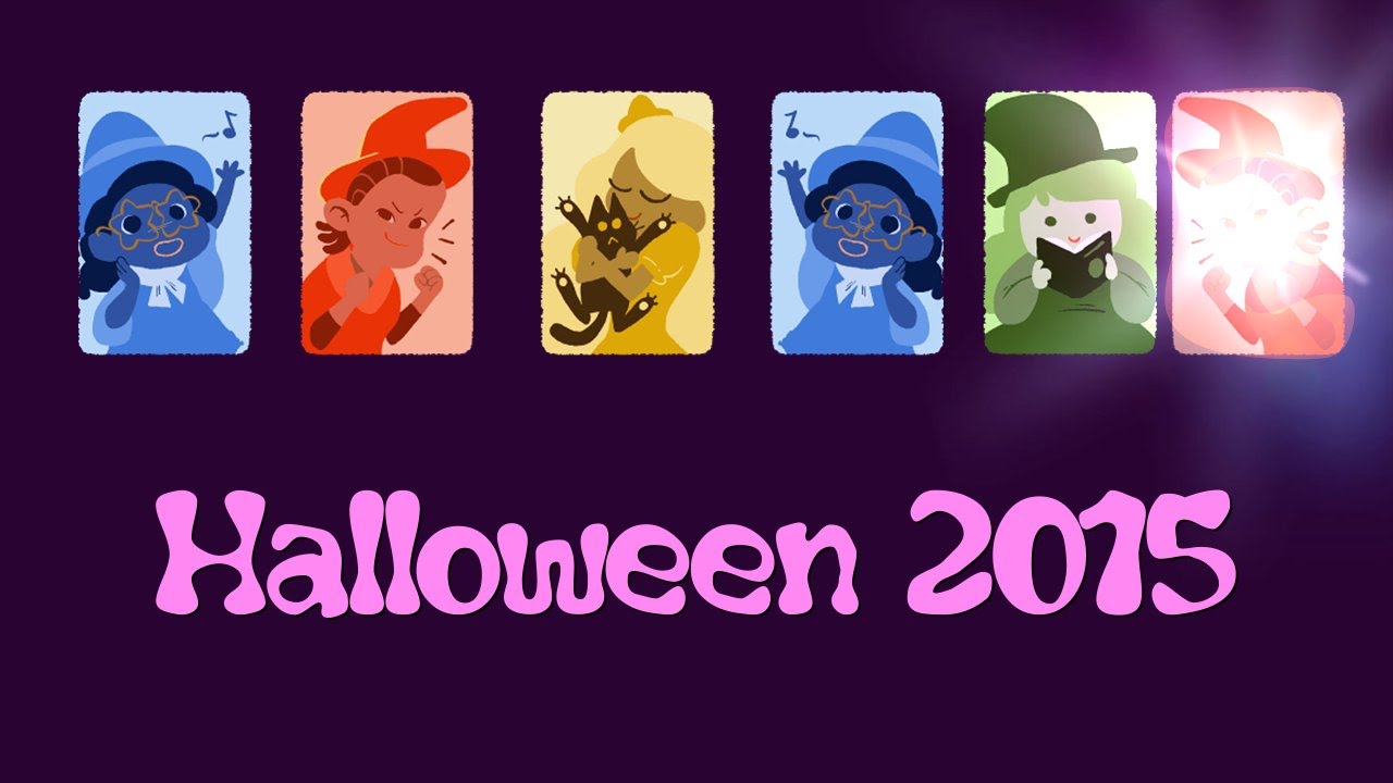 🎃 Halloween 2015 👻 Google Doodle 💀 31.10.2015 🍬 Global Candy Cup 2015 - gelb hat gewonnen
