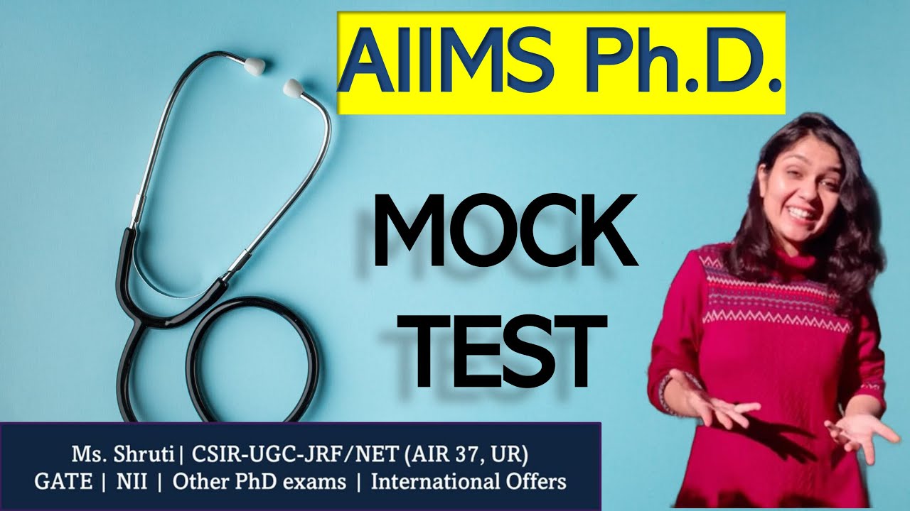 Upcoming AIIMS Ph.D. Mock test | Practice with us!!