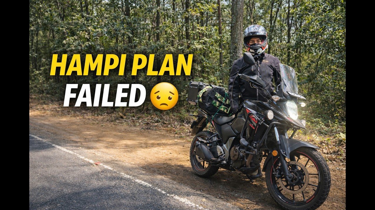 Pandharpur to Hampi Ride Went Wrong 😳 | Ended the Day in Hubli | Ep 2