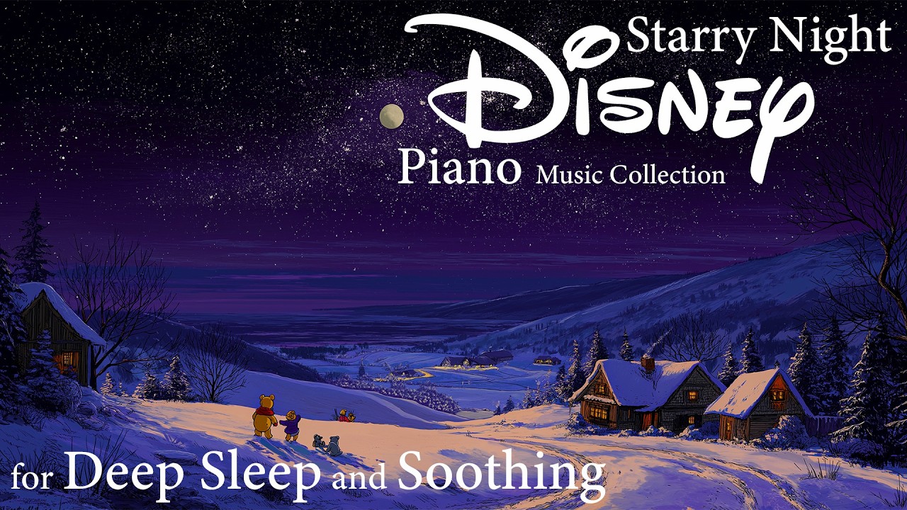 Starry Night Disney Piano 🌙✨ | Deep Sleep Music from Midnight Neighbors