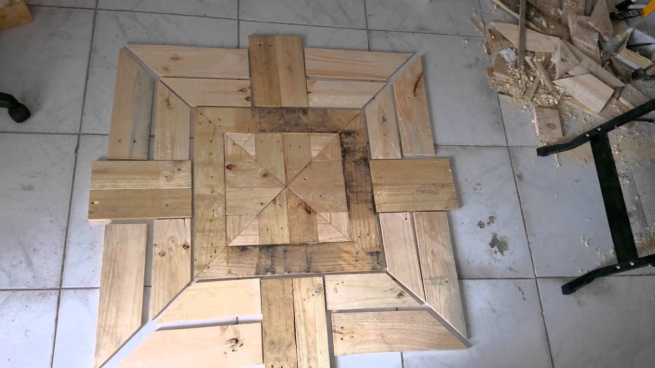 MESA HECHA DE PALETS HERMOSA