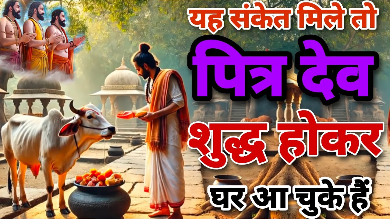 ये संकेत मिले तो आपके पित्र शुद्ध होकर घर आ चुके हैं ❗ pitru devta sudh hokr ghr aa chuke hai