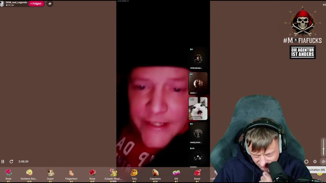Moflix DKM macht Saufi Saufi und pöbelt im TikTok Livestream 🙄 #Semi069 #Mafiafucks  04.03.2026