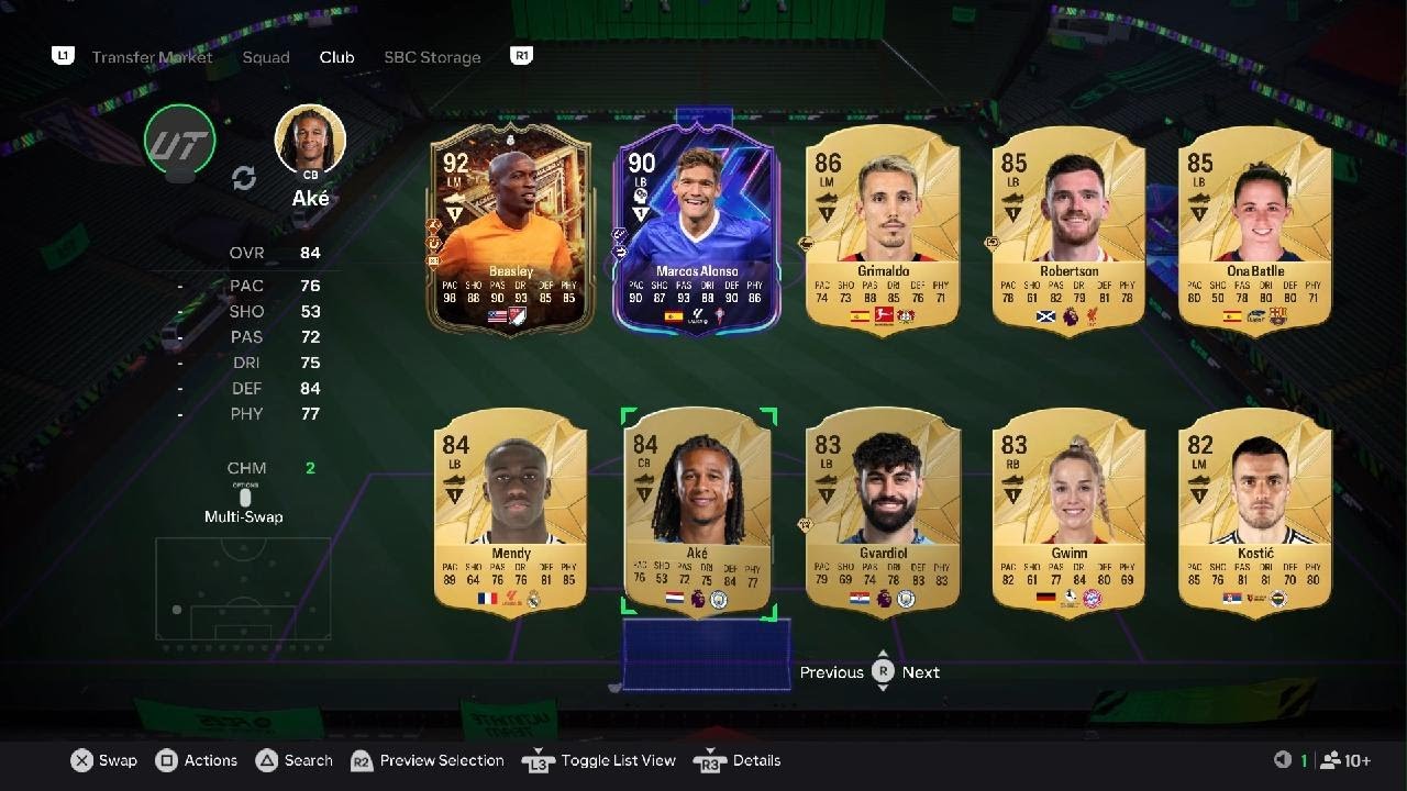 EA SPORTS FC 25 94 LM flashback zaha sbc done on PlayStation 5
