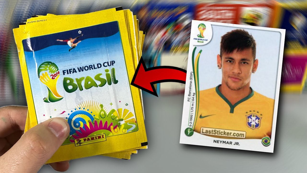 *ABRIENDO 25 SOBRES* de BRASIL 2014 en búsqueda de NEYMAR JR