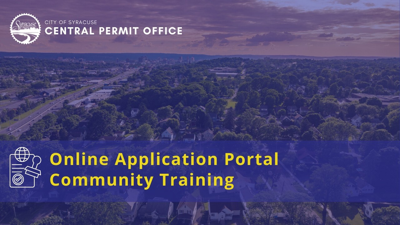 Online Application Portal Training Video