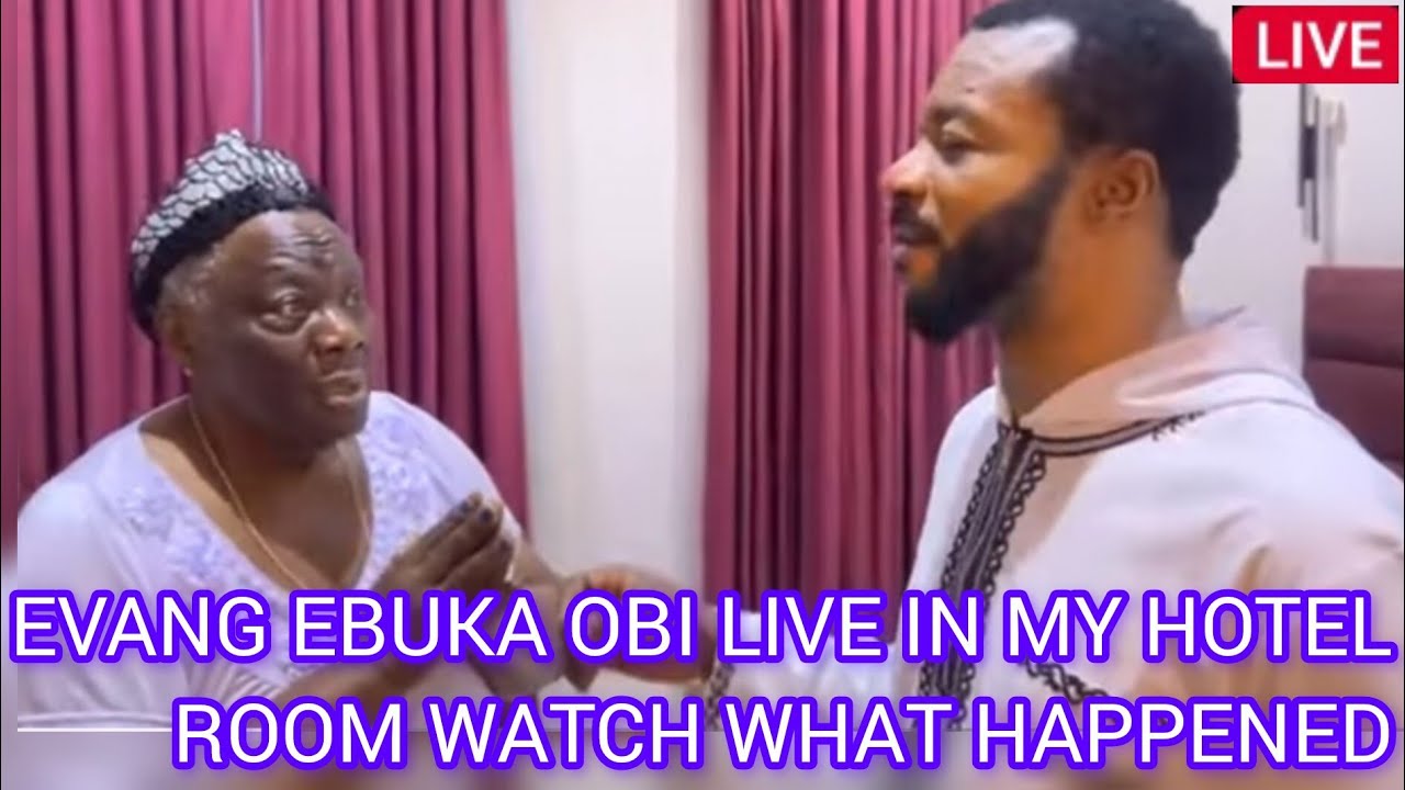 Евангелист Эбука Оби в прямом эфире из моего гостиничного номера в Серафическом саду. Смотрите, ч...