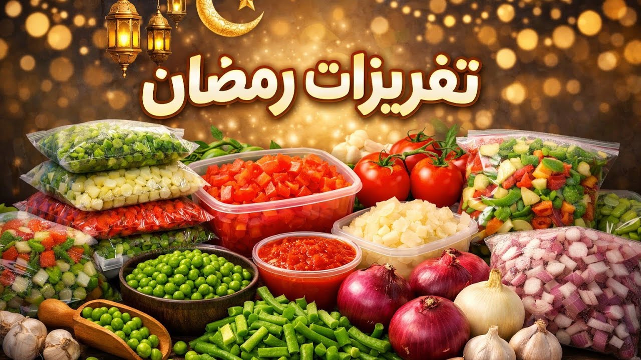 تفريزات رمضان 2026  بالاسعار | تفريز كل أنواع الخضار بطريقة صح وتعيش أطول