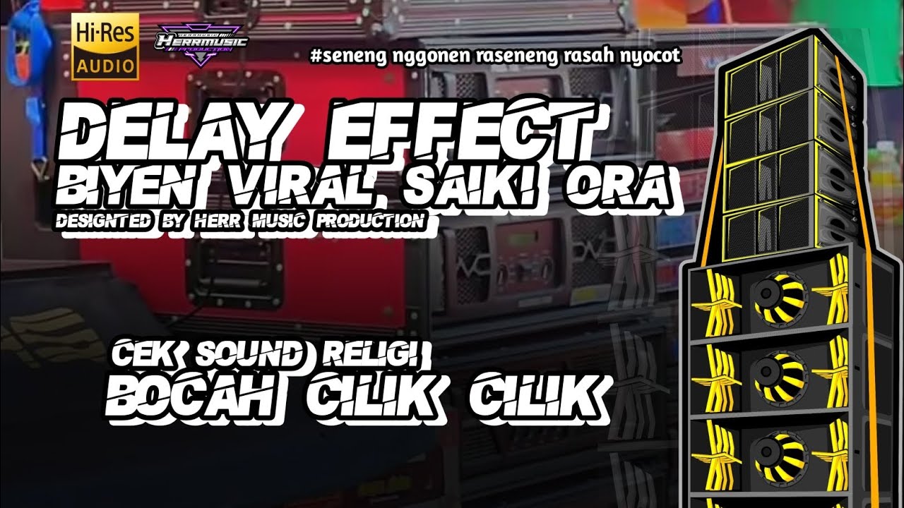 CEK SOUND DANGDUT RELIGI - ADEM COCOK BUAT CEK SOUND HAJATAN - DELAY EFFECT
