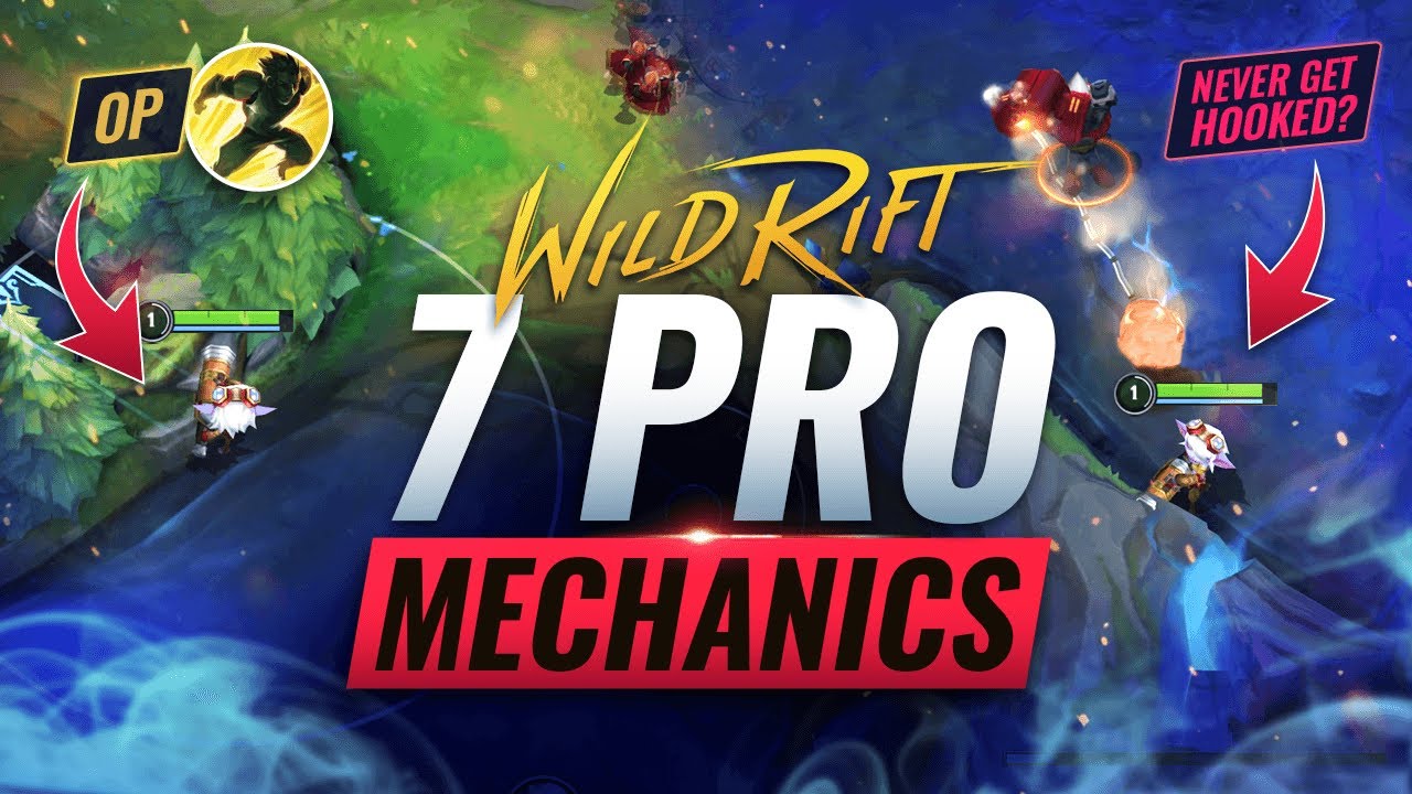 7 ПРОФЕССИОНАЛЬНЫХ МЕХАНИК, о которых знают только лучшие игроки в Wild Rift (LoL Mobile)