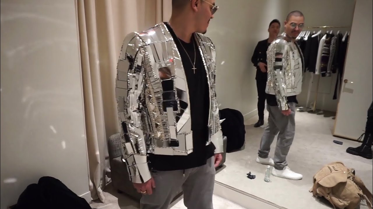Exclusive $20,000 Balmain Glass Jacket | Prada Monolith Boot Unboxing | Ariel Rosado
