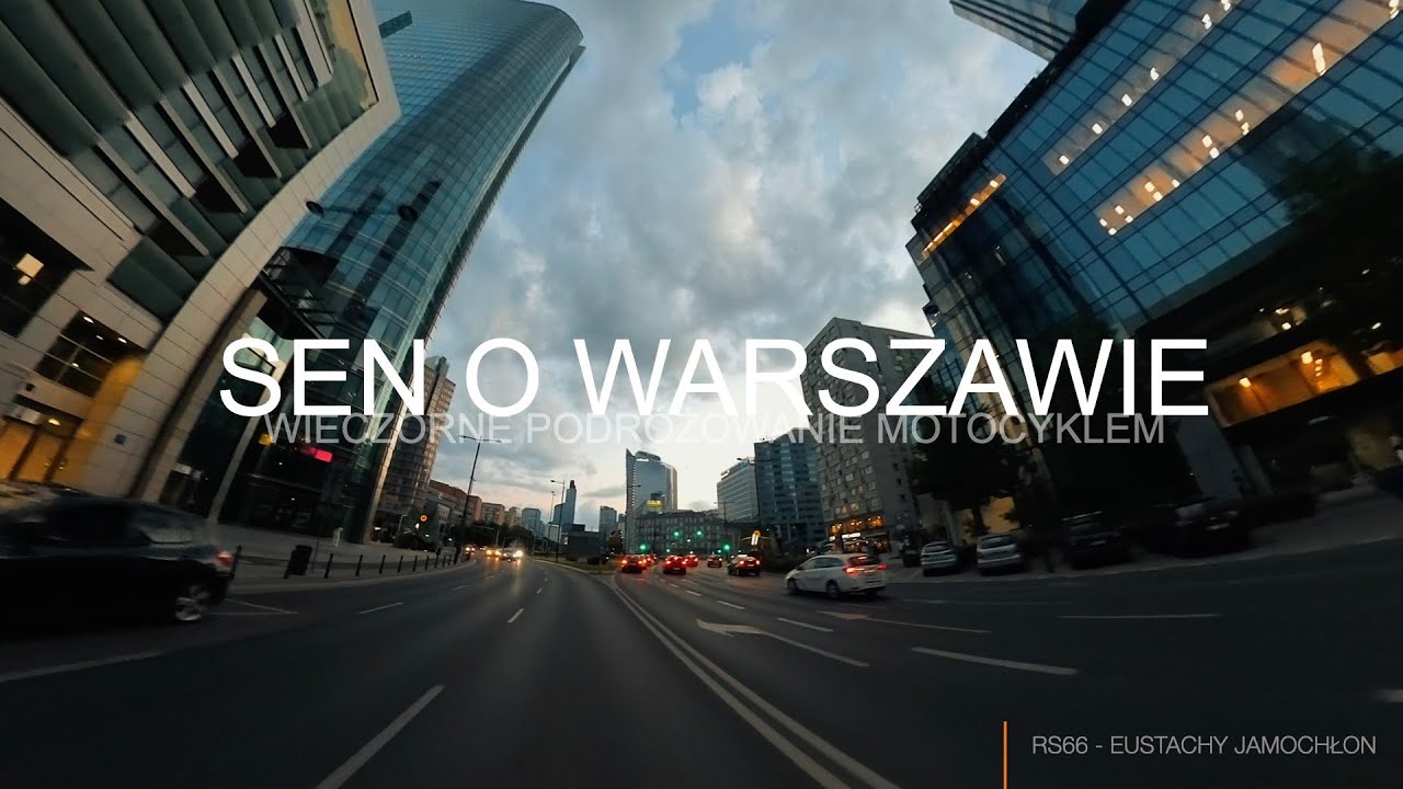 Sen o Warszawie. 06.2023. A dream about Warsaw. BMW R1250GSA. Insta360.