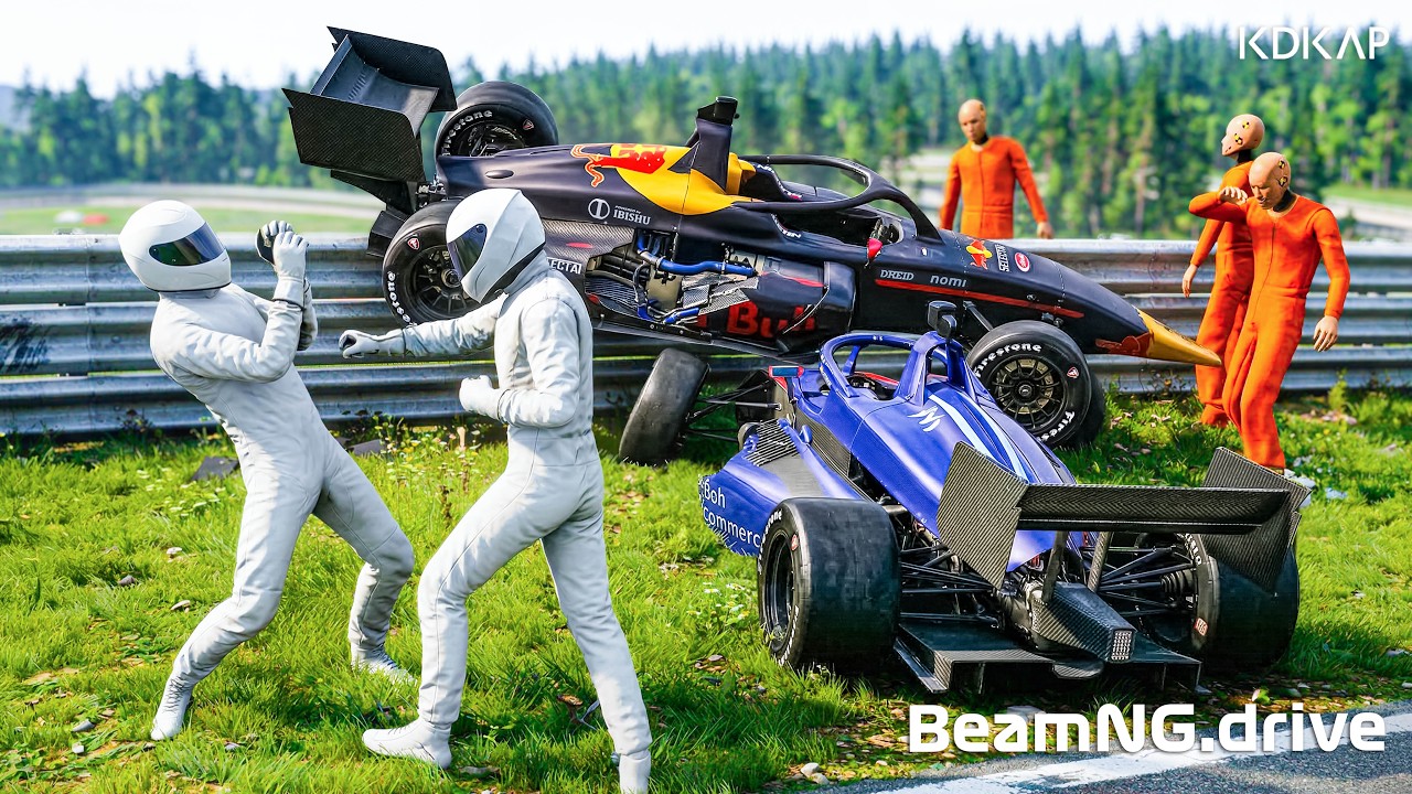 Idiots Racing Driver Crashes #6 | BeamNG.drive