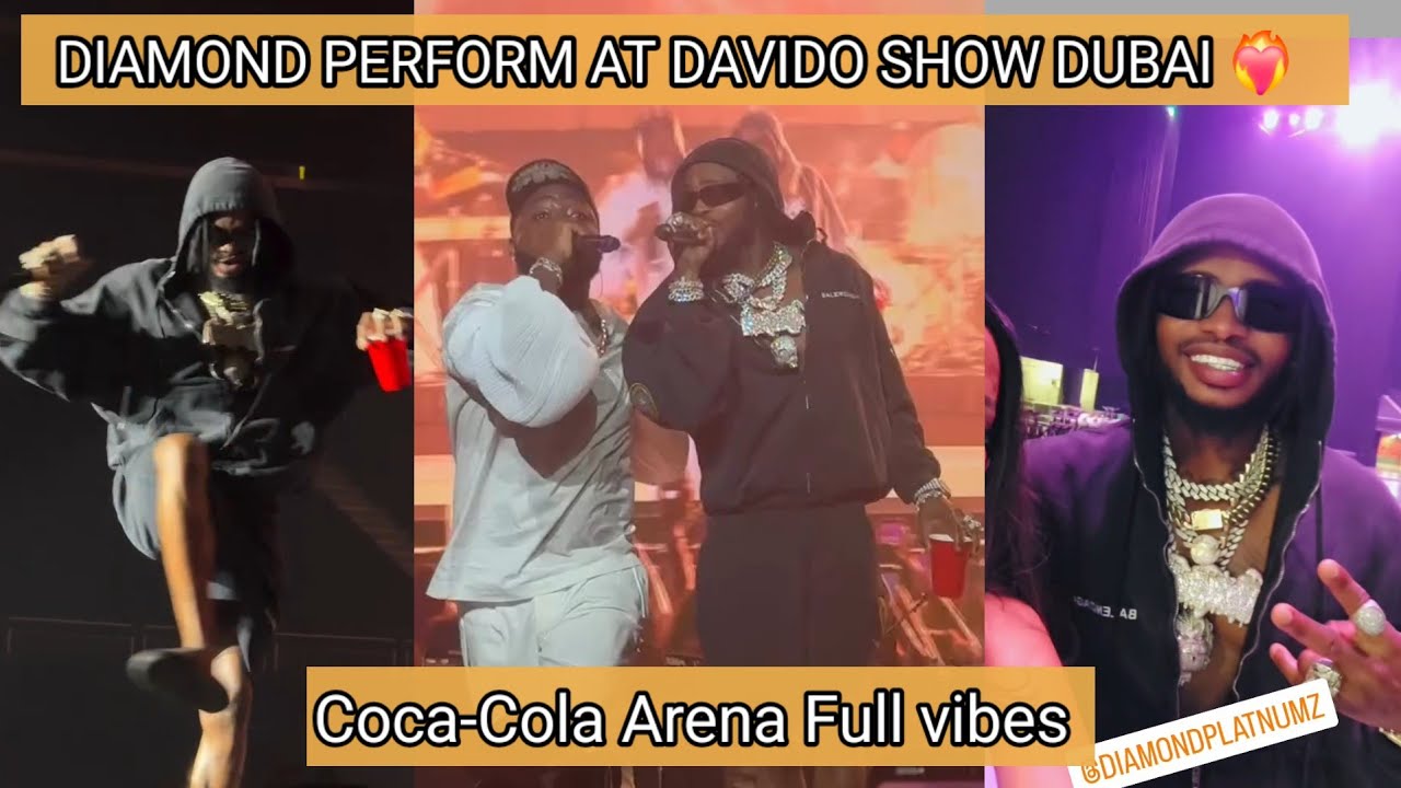 Шоу DIAMOND SURPRISE в туре DAVIDO на Coca-Cola Arena в Дубае! 🇦🇪 NI BALAA!! #zuchu #jux #priscy