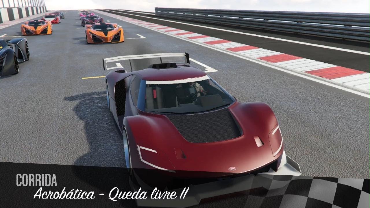 CORRIDA COM O NOVO CARRO SUPER GTA V ONLINE