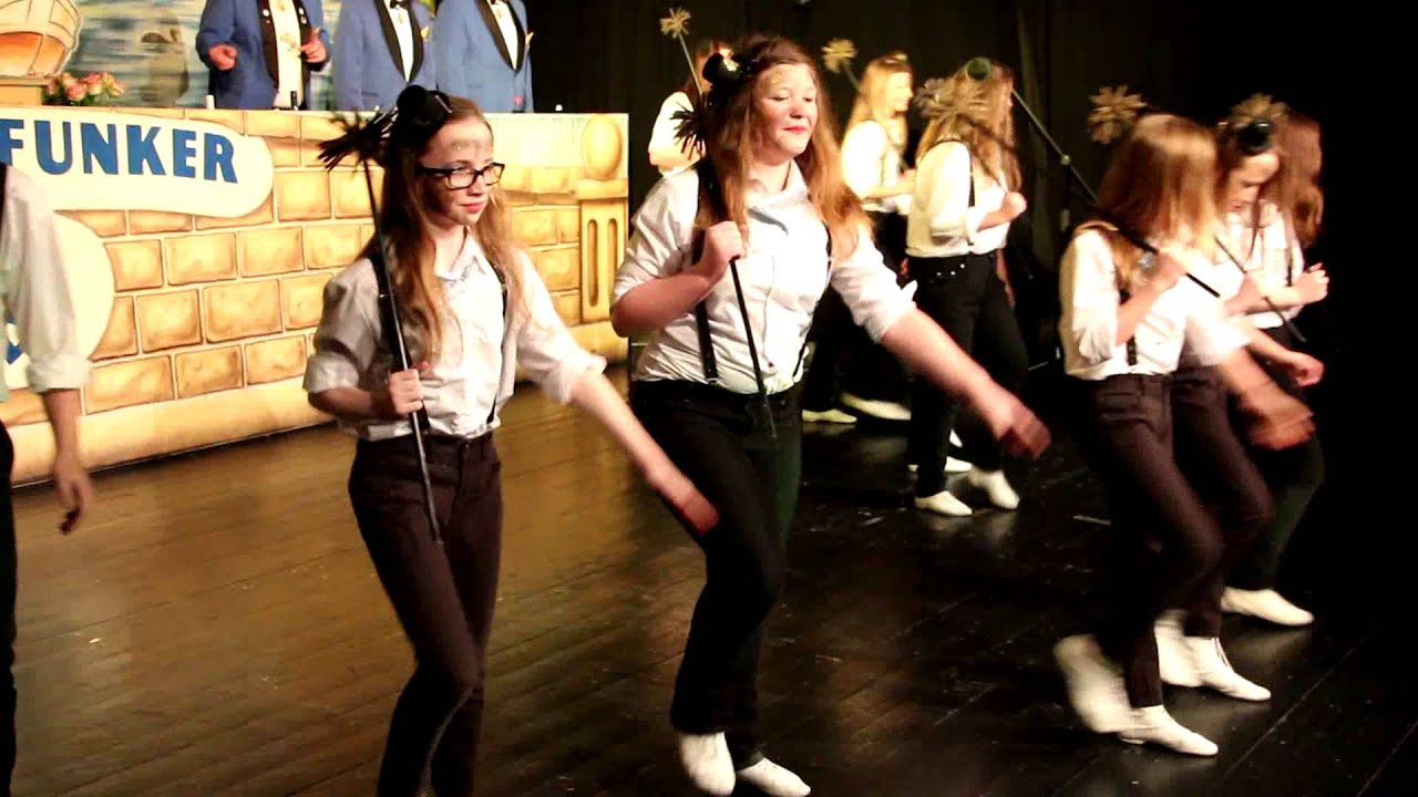 Blaue Funker 2014 - Showtanz der Jungfunker Thema Schornsteinfeger