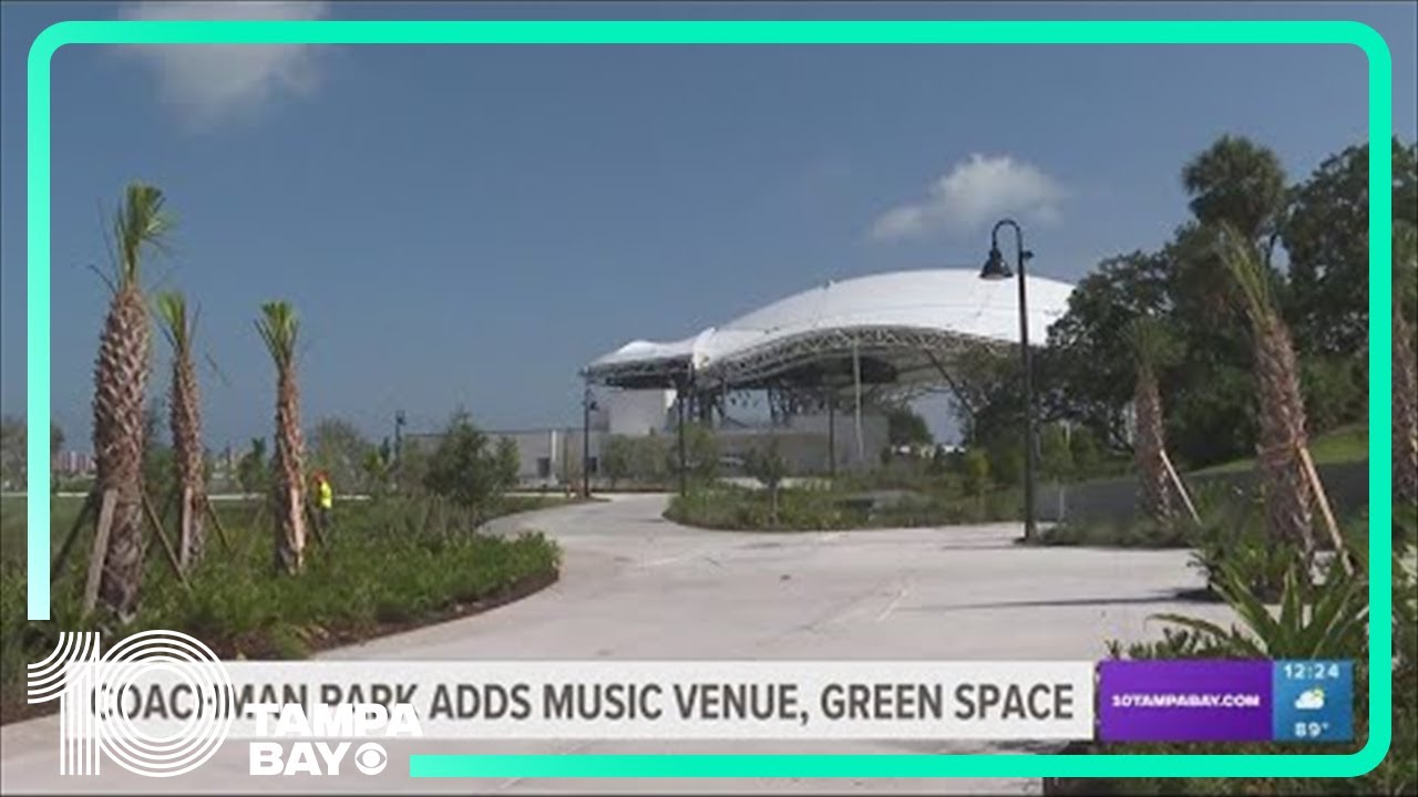 Coachman park adds music venue, green space