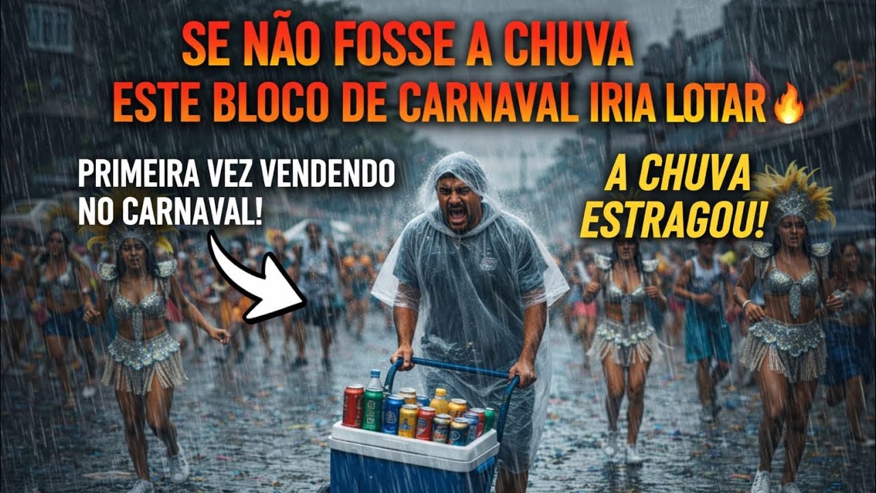 SERIA UNS DOS MELHORES BLOCOS SE NÃO FOSSE A CHUVA 🔥