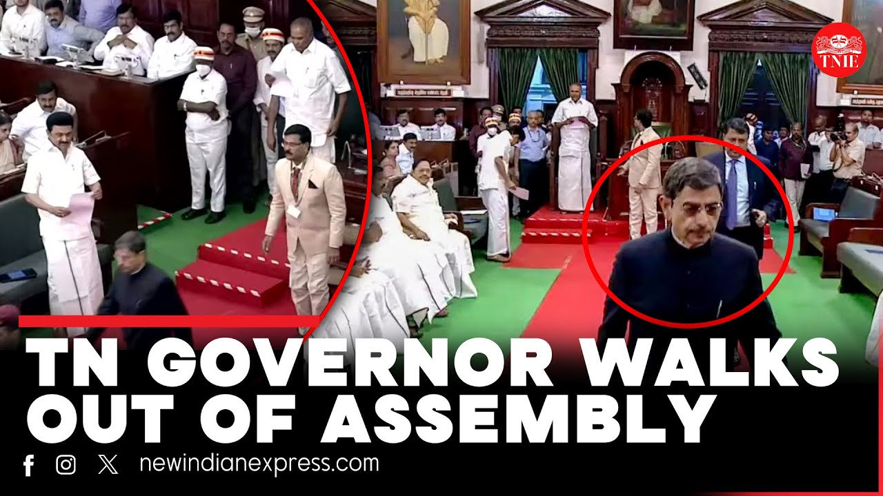 TN Assembly: Governor walks out over “disrespect” of national anthem | RN Ravi
