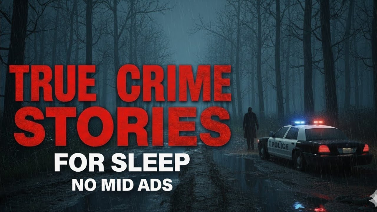 Disturbing True Crime Stories For Sleep With Rain Sound |🛑NO MID ADS| Black Screen |