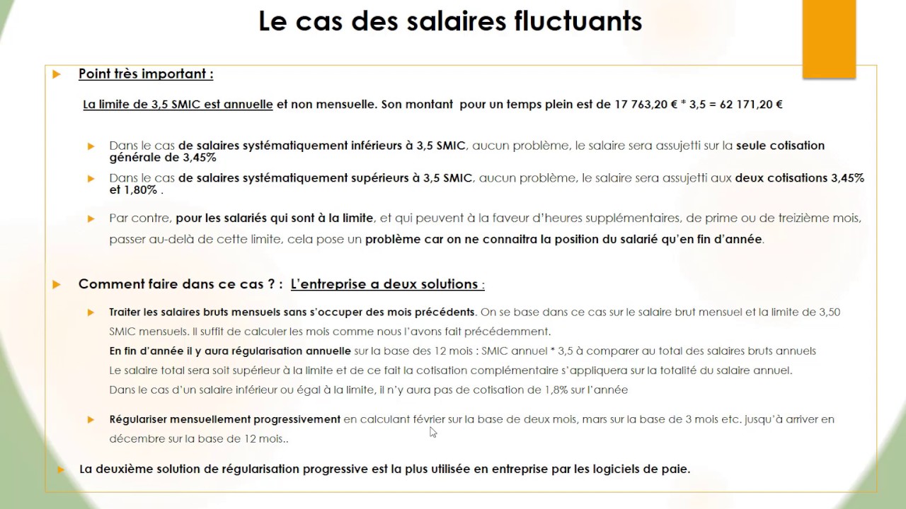 Le calcul de la cotisation d'allocation familiale sur les salaires