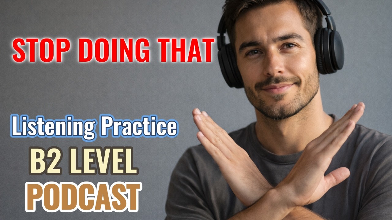 Stop Memorizing Words – Do This Instead || B2 Level Intermediate English Listening Practice