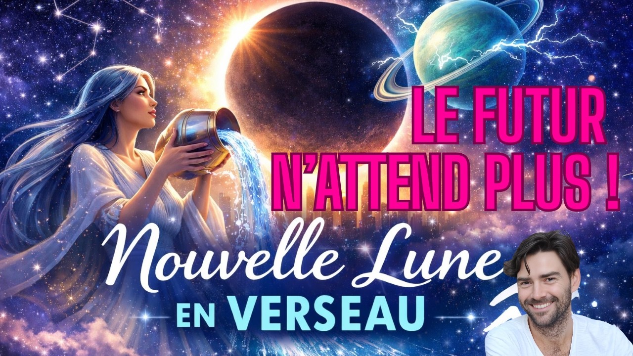 Nouvelle lune & éclipse en Verseau : un tournant rapide vers le monde de demain ! Astro Février 2026
