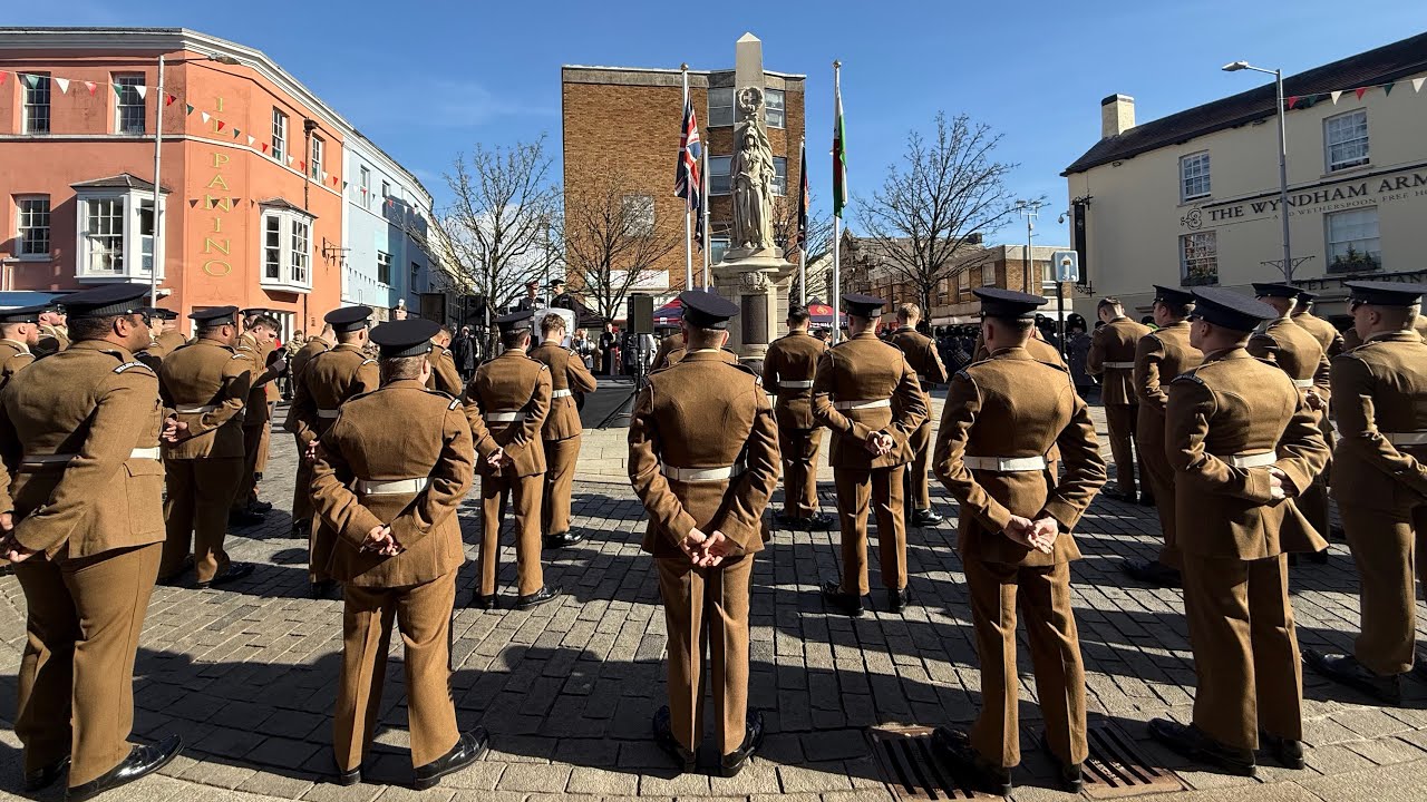 Welsh Guards in Bridgend, St David’s Day 1st March 2025 (Full video)