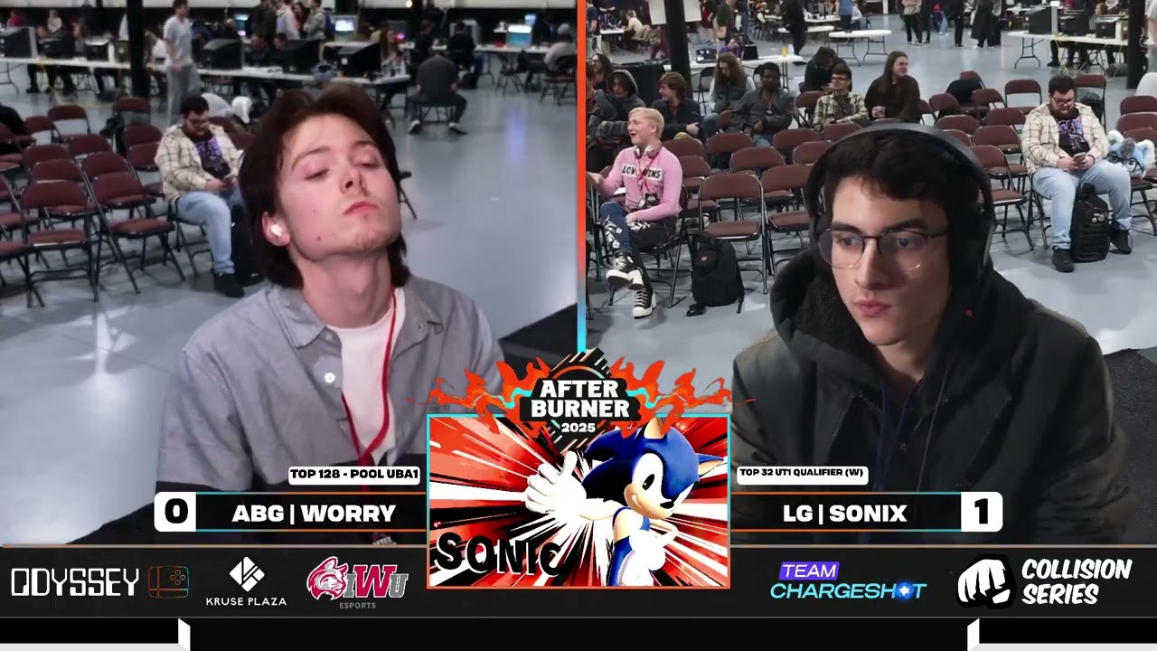 Afterburner 2025 - Sonix (Sonic) V Worry (Diddy Kong) - Winners Top 32 Qualifier