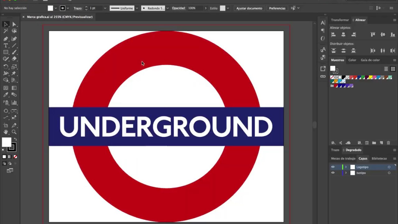 Manual de identidad corporativa en Illustrator e InDesign
