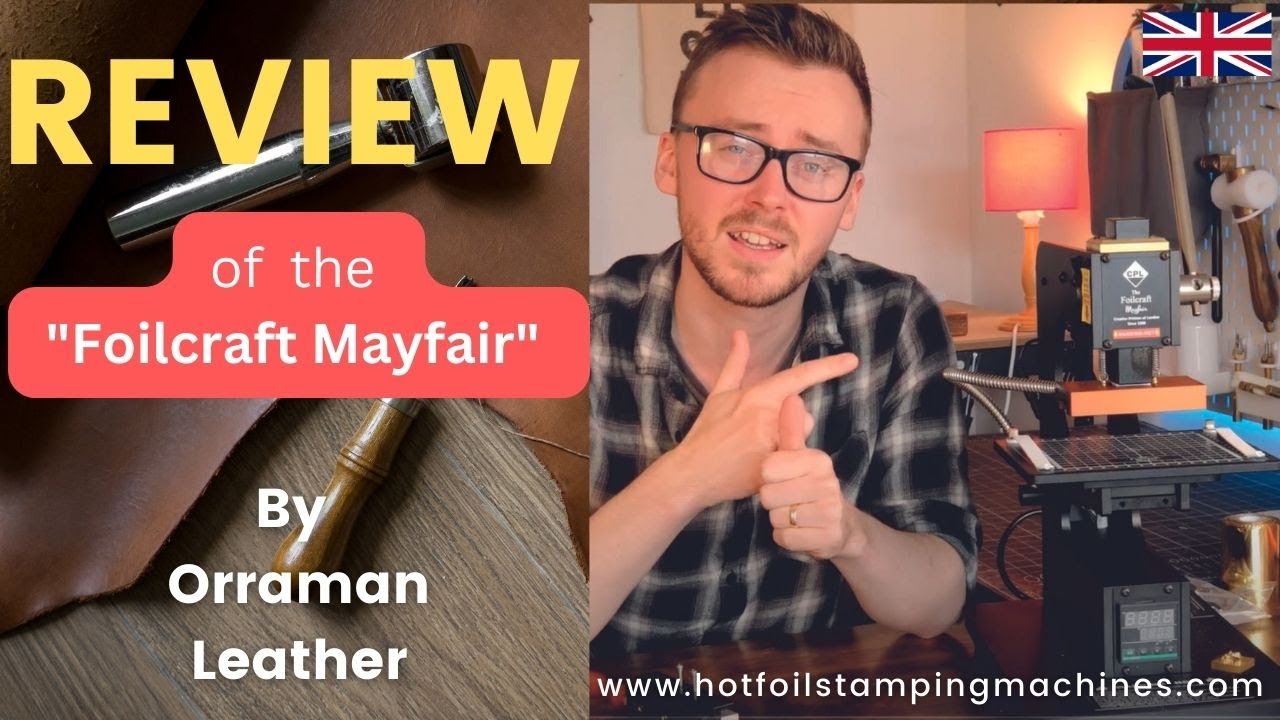 Hot Foil Stamping Machine Review by a Professional Leather Crafter
