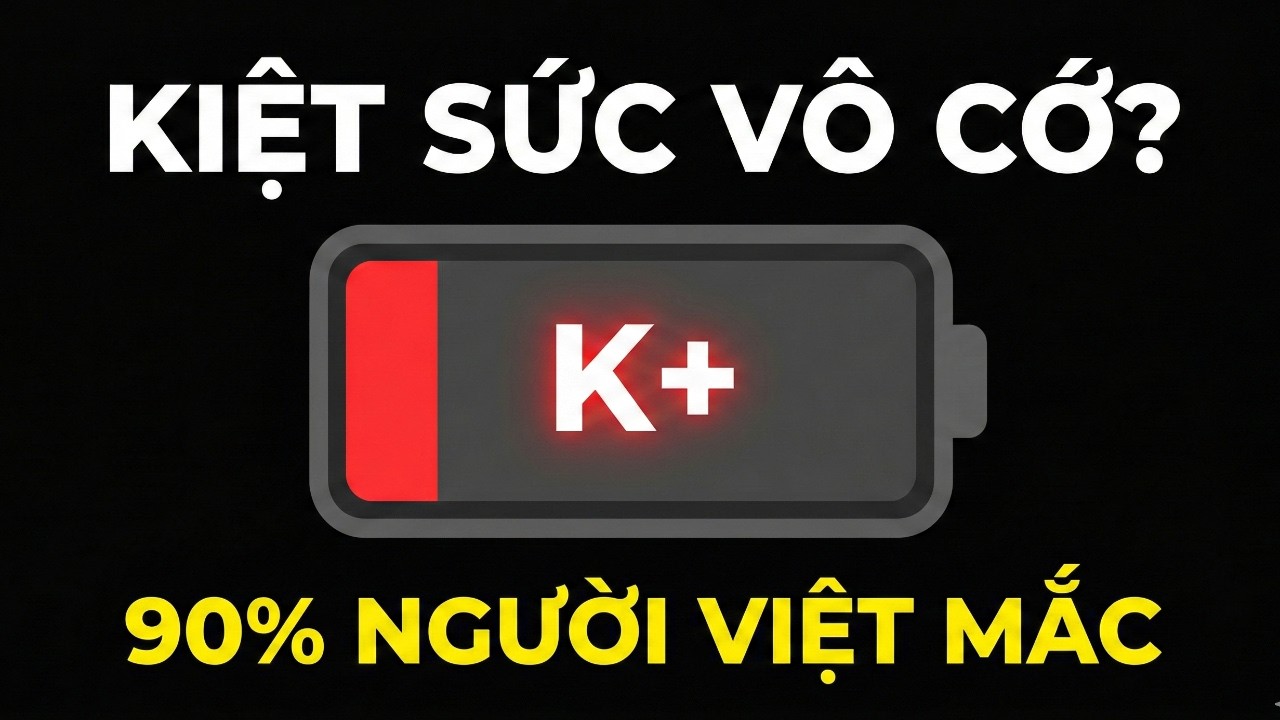 Tim Đập Nhanh, Mệt Mỏi Dù Ngủ Đủ Coi Chừng Cơ Thể Đang Cạn Pin Vì Thiếu Thứ Kali