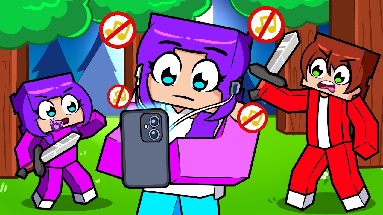 Minecraft'ta 24 SAAT Arkadaşlarımı Görmezden Geldim!