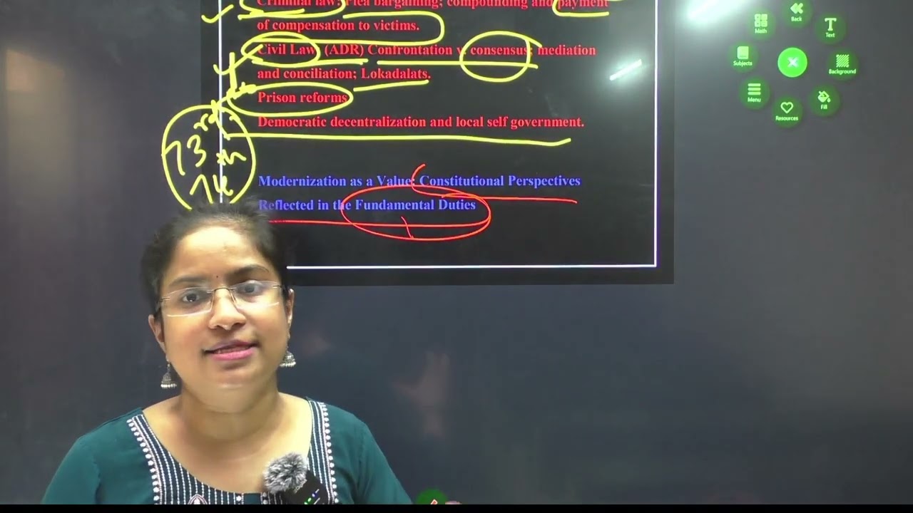 Modernization and the Law | Constitutional Perspectives & Fundamental Duties | LLM Mumbai University