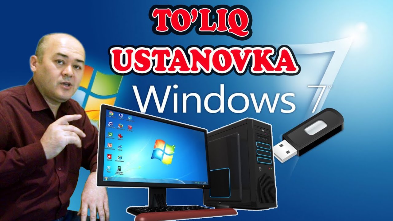 USTANOVKA WINDOWS 7 AKTIVATSIYA TO'LIQ O'ZBEKCHA. УСТАНОВКА ВИНДОВС 7 ВА АКТИВАЦИЯ