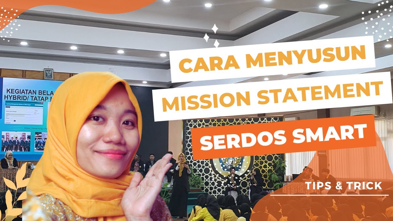 LULUS Serdos SMART karena inii..?! MISSION STATEMENT - NARASI - PDDUKTPT Pengajaran