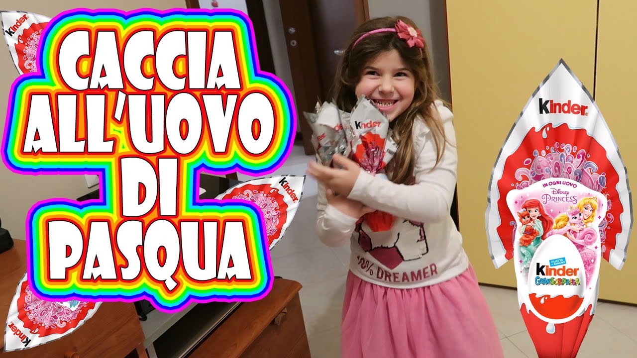 CACCIA all'UOVO DI PASQUA con le MIE NIPOTI!!