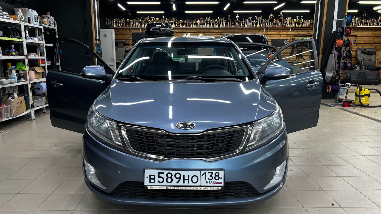 Секрет раскрыт! Один мощный усилитель на всю систему Kia Rio / Киа Рио . Автозвук за 55680 рублей