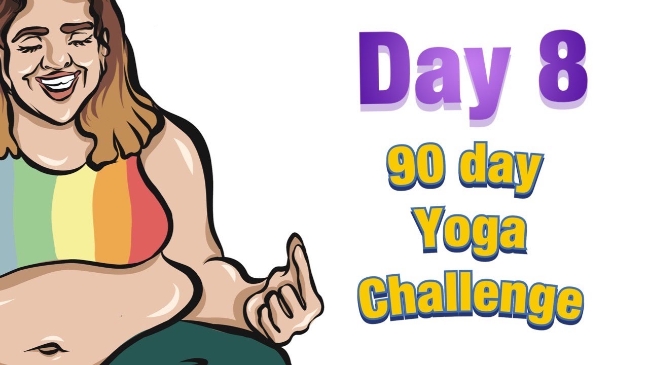 Plus Size Yoga | Day 8 of 90 Day yoga challenge