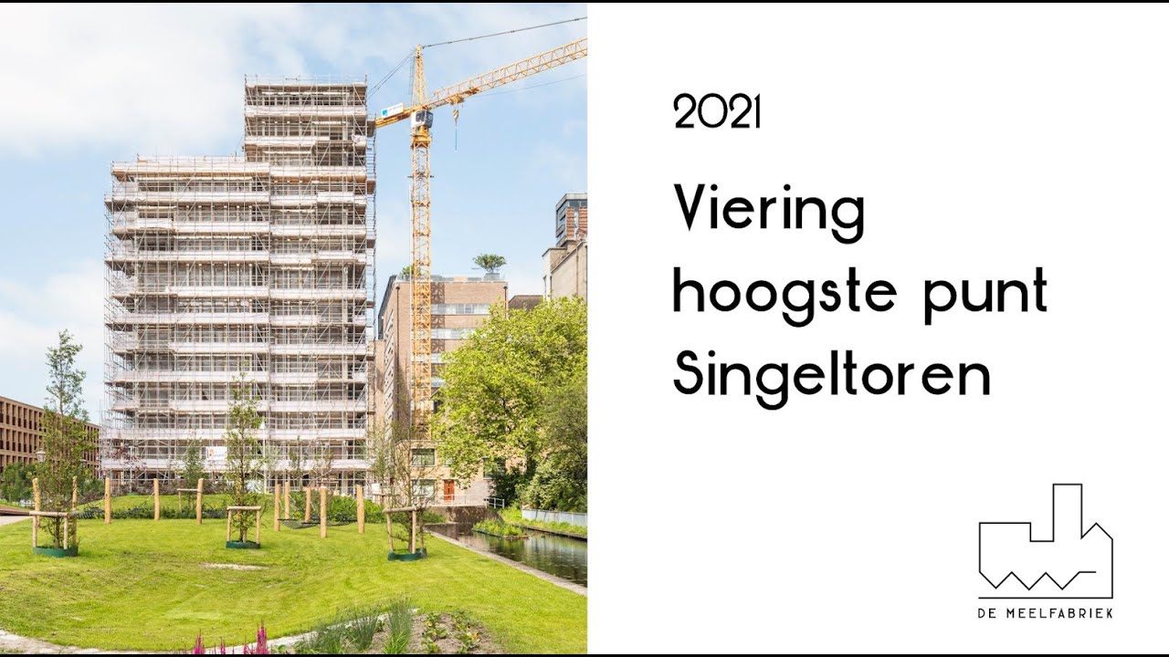 Hoogste punt Singeltoren, De Meelfabriek - Leiden