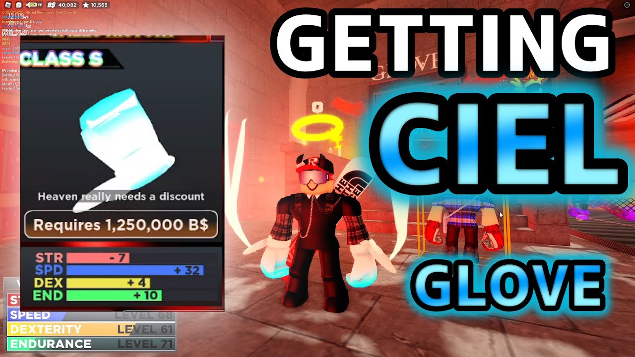 【Roblox Boxing League】Buying & Reviewing Ciel Glove！