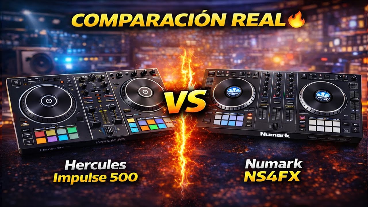 Hercules Impulse 500 Vs Numark NS4FX ¿Cuál es MEJOR? 🔥