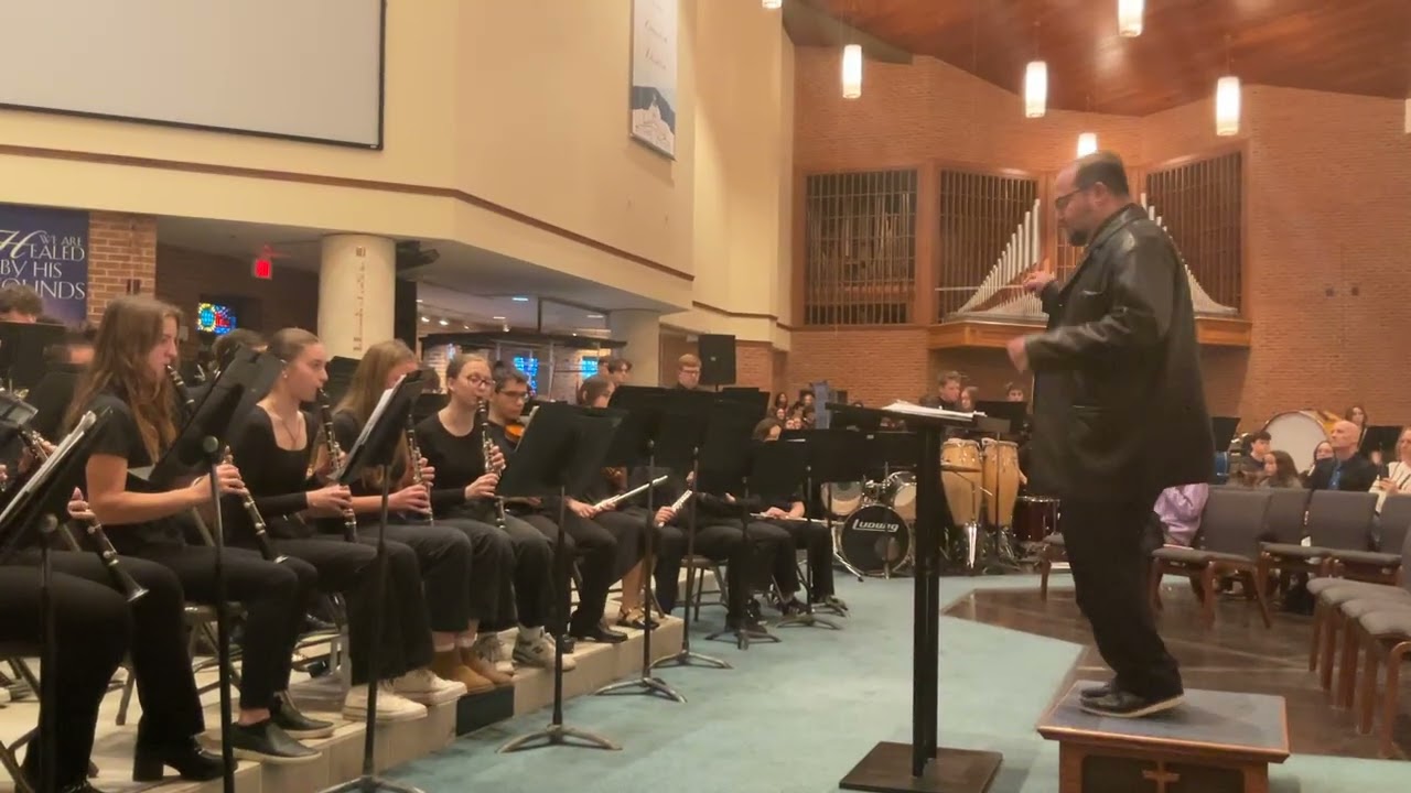 LHSA combined concert Spy Chase conducted by Todd Bethune