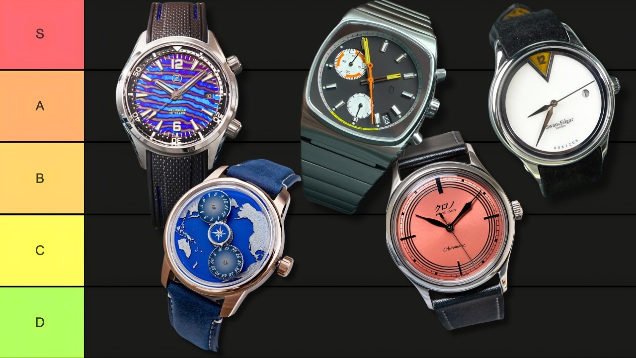 Best Microbrand Watches Ranked:Tier List!