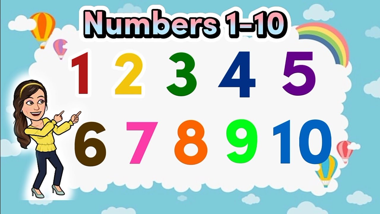 Counting 1-10 | Number Words 1-10 | Spelling and Quizzes || Mabuhay Learners