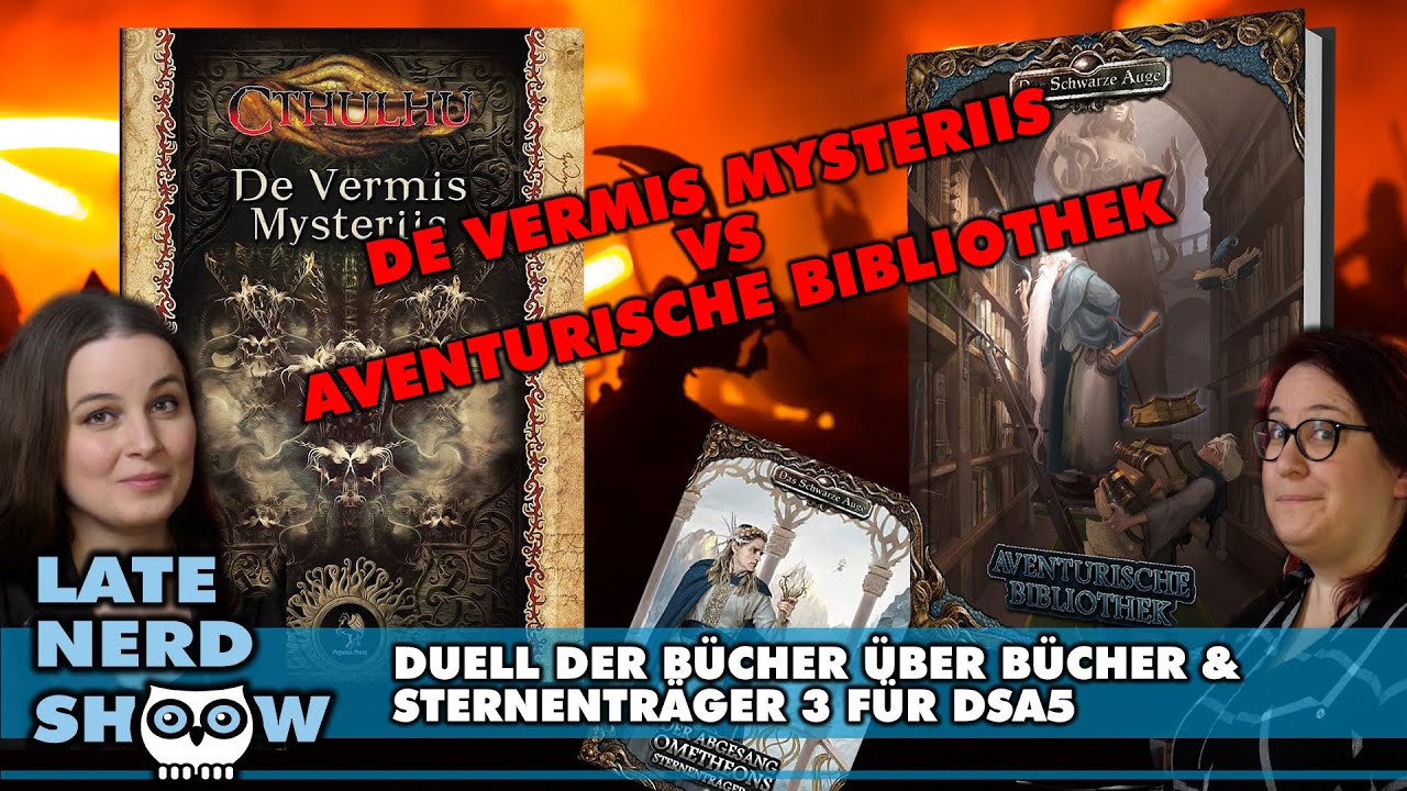 DSA5 Aventurische Bibliothek vs Cthulhu De Vermis Mysteriis & Sternenträger 3
