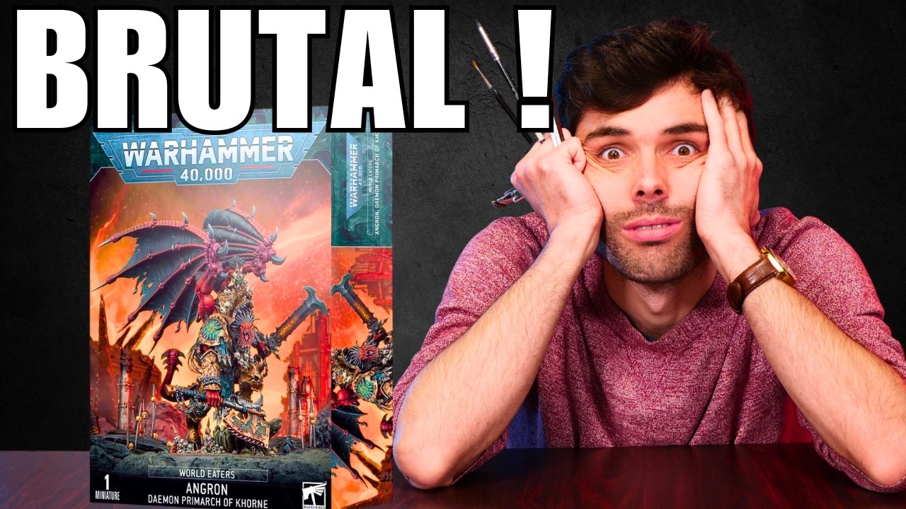 COMMENT PEINDRE ANGRON, LE PRIMARQUE DES WORLD EATERS ? WARHAMMER 40K PEINTURE TUTO
