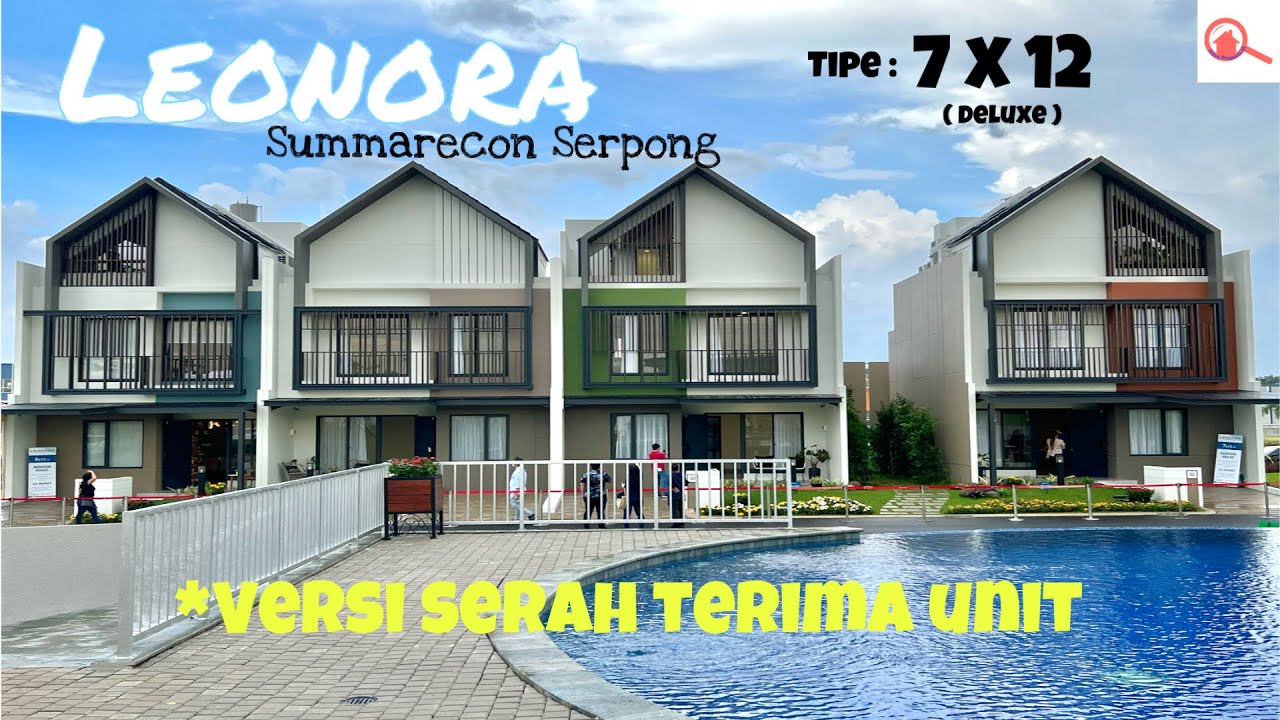 Leonora Summarecon Serpong - Tipe 7x12 Deluxe (Versi unit serah terima) Gading Serpong