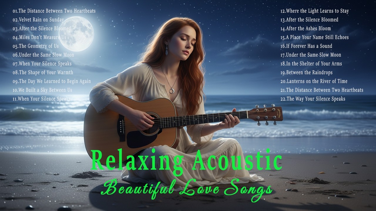 Romantic Acoustic Lounge – Soft Female Vocal Love Songs with Soulful Guitar